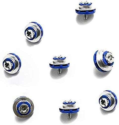 Onpro Festplattenbefestigungsschrauben für HP 6000 6005 Pro 8000 8100 8200 Elite DC7800 7900 8X - 8 Schrauben, M4 x 8mm, Edelstahl, Silber, 6-kant, Düsenspitze, Außensechskant, Premium, 300 MPa