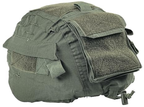 ATAIRSOFT Airsoft Tactical Helmet Cover for MICH 2000 Ver2/ACH Helmet-Without Helmet (OD Green)