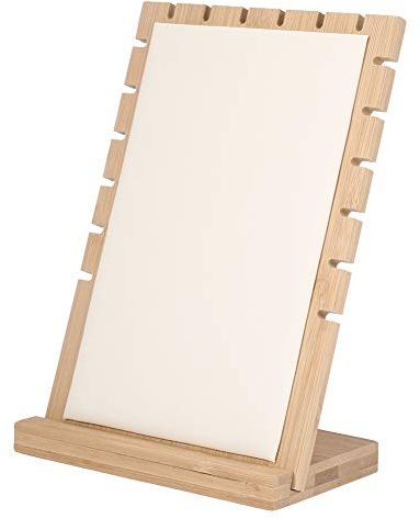 Schmuckständer Holz - Schmuckhalter für Anhänger, Display Rack für Schmuckaufbewahrung