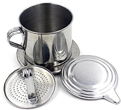 Ruluti Vietnamesischer Kaffeefilter Edelstahl Kaffee Topf Tropfin Infuse Becher Brewing Teekanne Nein Benötigen Papier Tropfen Kaffeekanne Maschine Filter