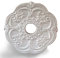 Artisans World Ceiling Medallion with centre Hole, White, 45