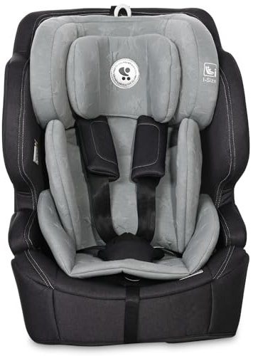 Lorelli Auto Kindersitz Andromeda mit Isofix i-Size, Mitwachsender Autositz für Kinder von 76-150 cm, Babysitz, Autokindersitz, Einstellbare Kopfstütze, 5-Punkt-Sicherheitsgurt, blau