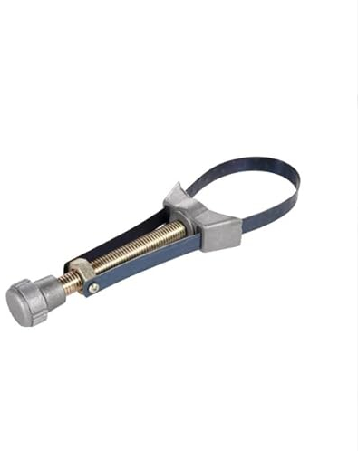 Ölfilterschlüssel für Motorrad, Verstellbarer Ölfilter Schlüssel Riemenschlüssel aus Stahl, Motorrad Filterölwechsel Set