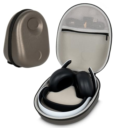 Custodia da viaggio per cuffie wireless Sony Pulse Elite, Impermeabile e resistente all'usura, portabilità，La borsa per cuffie è compatibile anche con altre cuffie delle stesse dimensioni (grigio)