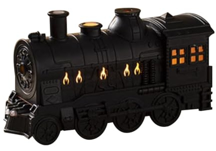 Elantoexis Train Humidifiers Train Aromatherapy Cool Mist Diffuser Air Humidifiers Oil Retro Diffusers with Remote Control UK Plug