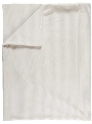 HOME DECO FACTORY, TX0240, Coperta in Flanella a Coste Grosse, Morbida ed Elegante, Ideale per Il Divano o Il Letto, di Facile Manutenzione, Dimensioni 120x150 cm, Colori Assortiti