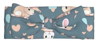 WZYCWB Diadema de conejo de dibujos animados para bebé, accesorio elástico para el pelo, adecuada para bebés de 0 a 6 meses, regalo muy significativo
