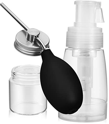 Didiseaon 2pcs Powder Spray Bottle Set Dry Powder Bottle for Hair Applicator for Hair Salon Use