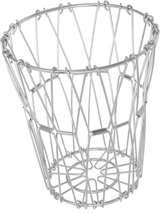 PLAFOPE Cesta De Almacenamiento Telescópica Frutero Pequeño Cesta Para Lavar Frutas Frutero Para Encimera De Cocina Acero
