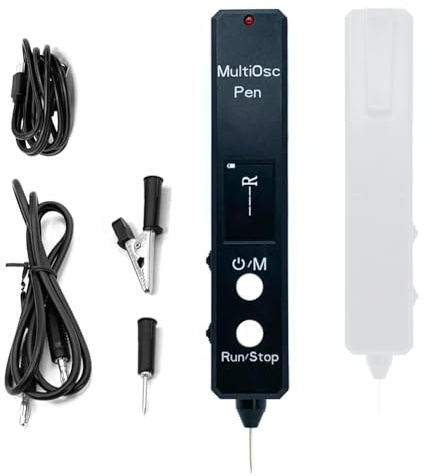 2-in-1 Handheld Oscilloscope Multimeter Multifunctional Digital Tester with 400KHz Bandwidth 2MSa s Sampling Rate for DIY Electronic Test