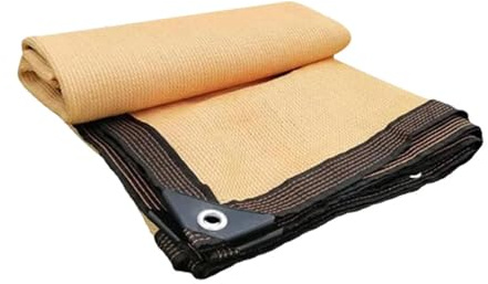 80% Rete Telo Ombra,Ai Raggi UV Tasso di Ombreggiatura per Piante Serra Patio Pollaio Pomodori Rete Parasole,5x6m