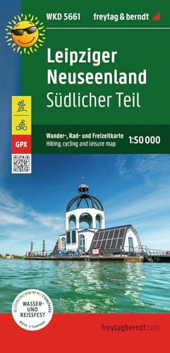 freytag & berndt Wanderkarte WKD 5661 Leipziger Neuseenland - Südlicher Teil 1:50.000: mit touristischen Infos, GPX Tracks, wasserfest und reißfest