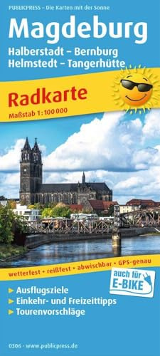 Publicpress Radkarte Magdeburg, Halberstadt, Bernburg, Helmstedt, Tangerhütte 1:100.000: Radkarte mit Ausflugszielen, Einkehr- & Freizeittipps, ... GPS-genau. 1:100000 (Radkarte: RK)