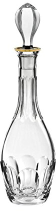 ARNSTADT KRISTALL Dekanter Karaffe Harmony Gold (37,3 cm) Kristallglas mundgeblasen · von Hand geschliffen · Handmade in Germany · inkl. 24 KARAT Goldrand