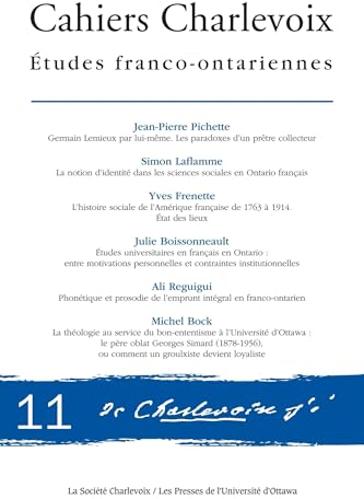 Cahiers Charlevoix 11: Études franco-ontariennes