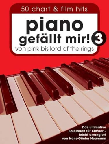Piano Gefallt Mir! 3 | Songbook mit 50 Chart- und Filmhits | Notenbuch mit modernen Chart-Favoriten | Klaviernoten für Anfänger und Wiedereinsteiger | ... Klavier - arrangiert von Hans-Günter Heumann.