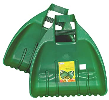 Whitefurze G25LG1 Leaf Grabber Set - Forest Green (Set of 2)