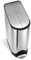simplehuman CW1897 45L Slim Butterfly Kitchen Pedal Bin, Strong Steel Pedal, Silent Soft Close Lid, Stay-Open Lid, Non-Skid Base, Fingerprint-Proof, Inner Bucket, Brushed Stainless Steel