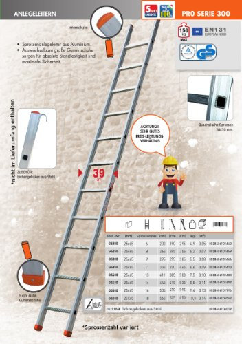 Alu della Scala 6 Pioli FACAL Serie 300