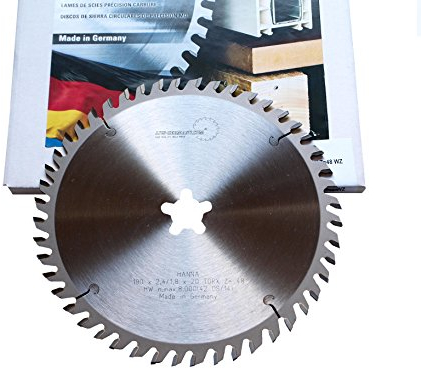 jjw-germany HM Sägeblatt Kreissägeblatt 190x2,6 mit Sternaufnahme kompatibel mit Festo Festool Tischzugsäge Precisio CS 50 EBG (190x2,4 Z= 48 WZ)