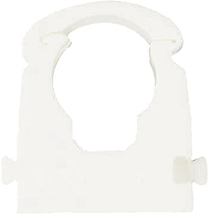 JG Speedfit PC15W Pipe Clip and Spacer, White, 15 mm, Set of 50 Pieces