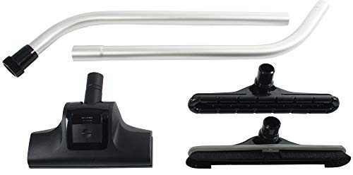 Cen-Tec Systems 94445 Universal Attachment Kit for Backpack Vacuums with 2-piece S Wand and Air Turbine Nozzle Black