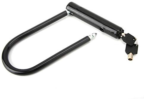 Exliy Cadenas antivol en U haute performance en alliage de zinc super Wide Safety Master avec clés pour vélo de route, VTT, vélo électrique pliable