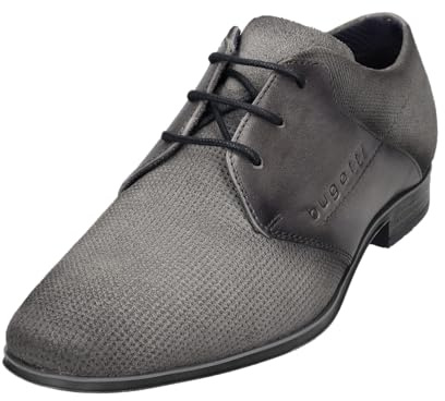 bugatti man Herren Low-Top Sneaker, Männer Sneaker,Freizeitschuhe,Turnschuhe,Laufschuhe,leger,sportlich,maennlich,Men's,Men,Grey (1500),45 EU/EU UK