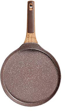 OQHAIR Sartén Antiadherente para Tartas, Tortitas, Crepes, Plancha Plana, Desayuno, Tortilla, sartenes para Hornear