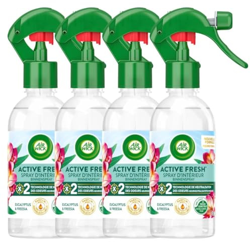 Air Wick Eukalyptus & Freesia Neutralisator Spray, 4er Pack (4 x 237 ml)