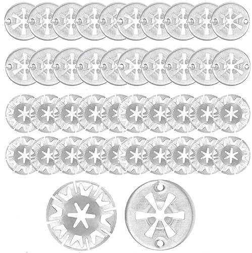 40 unidades de discos de sujeción de protección térmica, 30 mm, acero al manganeso, arandelas de seguridad, anillos de resorte, surtido de pinzas para fijación de placas de calor bajo el capó para