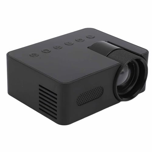 Mini Proiettore, Videoproiettore Home Theater Full HD 1080P, Proiettore Portatile per Esterni Proiettore per Telefono con Protezione per gli Occhi per Ufficio Domestico