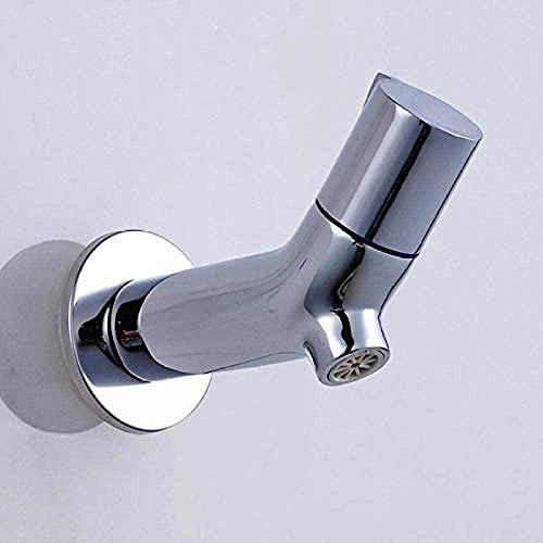 Wasserhahn-Hähne für den Außenbereich, Garten, verchromtes Messing, Wandmontage, Badezimmer, Eckwaschbecken, WC, Wischmopp, Poolhähne