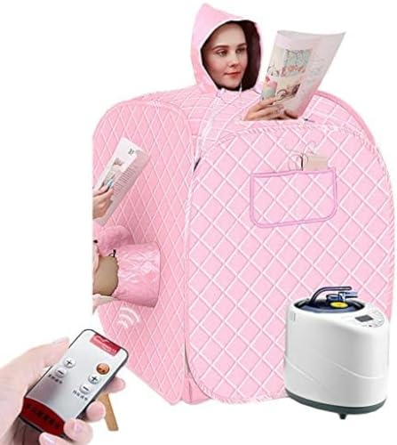 Vaporizador De Sauna,SPA Perezoso, Sauna Portátil,Vaporizador De Sauna Casero De Vapor,Tienda Ligera,SPA De Cuerpo Completo De Doble Vapor para Terapia De Desintoxicación para Pérdida De PES