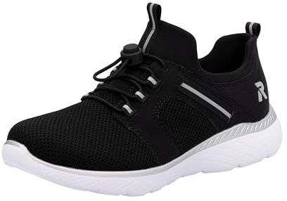 Rieker dam M5065 sneakers låg, svart, 41 EU, svart, 41 EU