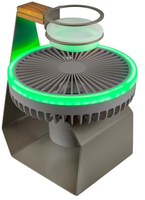 SAUNAINTER Air Mixer Lux – Ventilatore senza fili per una migliore circolazione dell'aria e distribuzione degli aromi in saune, spa e stanze (beige)
