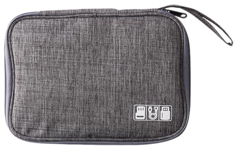 1 data storage bag, universal travel cable electronic accessories bag, travel storage box mobile phone, cable, hard drive, mobile power supply, moisture-proof storage portable hard drive cable charger