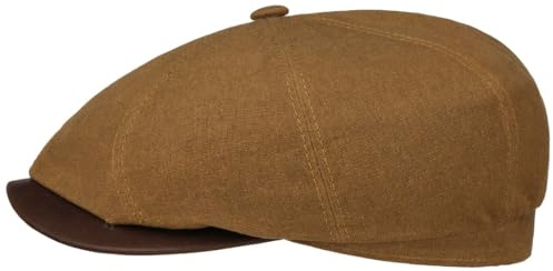 Stetson Hatteras Waxed Flatcap Made in Germany Herren