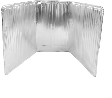 Placa deflectora para cocina de gas, protección contra salpicaduras de aceite, lámina de aluminio, 90 x 50 cm