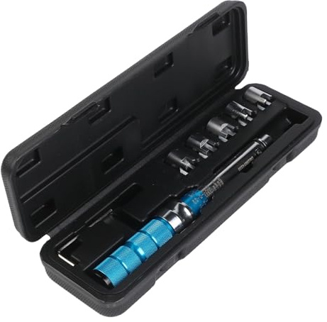 Kit di chiavi dinamometriche per moto, 2-10 NM Click-Type in 10 misure (5,0-6,8 mm) per la manutenzione delle ruote di bici e moto