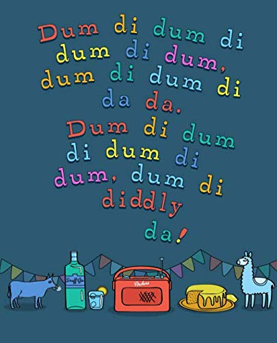 Dum di dum An Archers Notebook: A blank notebook for doodles, journals, passwords, addresses, creative ideas & gin note-taking.