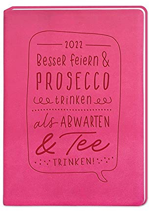 Terminplaner Lederlook A6 Pink 2022: Terminplaner Lederlook A6