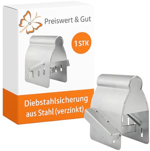 Preiswert & Gut Diebstahlsicherung 2,5 kg Anhängersicherung verzinkter Stahl Kastenschloss Kastensicherung Auch angekuppelt Verschliessbar