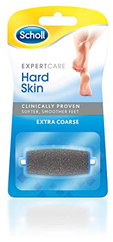 Scholl ExpertCare Hard Skin Refill - Extra Course Roller Head Refill for use with Scholl's Hard Skin Electric Foot File Range. Size: 1 Unit = 1 Roller Head