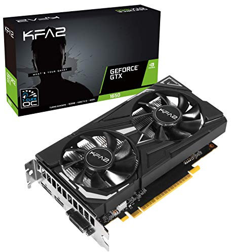 KFA2 nVidia GeForce GTX 1650 EX PLUS 4GB 128-bit GDDR6 PCIe Grafikkarte, 65SQL8DS93EK, Schwarz