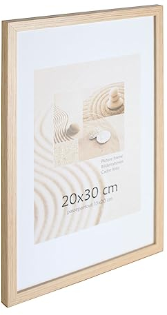 Holz Bilderrahmen Plexi Foto Rahmen Collage Wanddeko Poster S111: Farbe: Eiche | Format: 21x29,7 A4