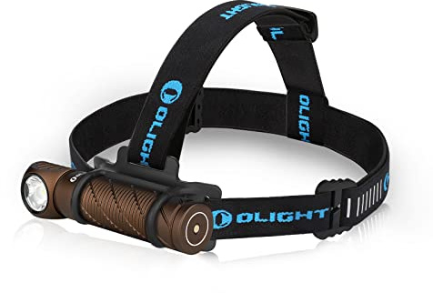 OLIGHT Perun 2 Stirnlampe 2500 Lumen, 166 Meter Leuchtweite, USB Wiederaufladbare Led Taschenlampe 5 Modi Kopflampe mit Timer Funktion, angepasster Akku fürs Laufen, Angeln, Campen Desert Tan