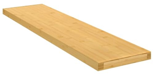 vidaXL Wandregal 80x20x2,5 cm Bambus