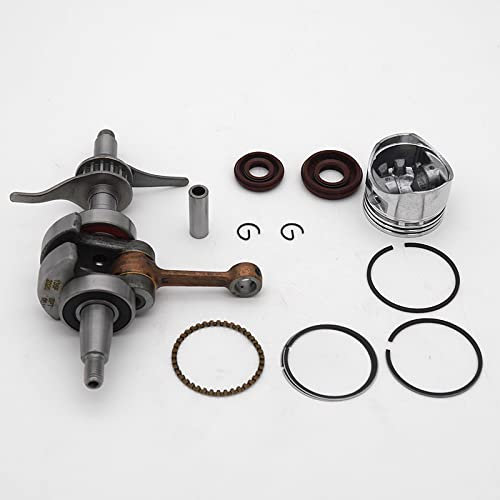TENREV Kit de Vilebrequin de Joint d'huile de Segment de Piston de 35 mm adapté for H GX25 25CC GX25NT HHT25S débroussailleuse à 4 Temps Moteur à Essence Accessoires de Rechange pour Tondeuse à Gazon