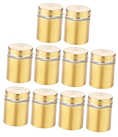 PLAFOPE 10stücke Abstandsschrauben Für Acrylrahmen Montagezubehör Für Bilderrahmen Abstandswandhalterungen Für Glas Acrylnägel Für Schilder Abstandsnägel Für Werbeglas Hochwertiges Edelsta